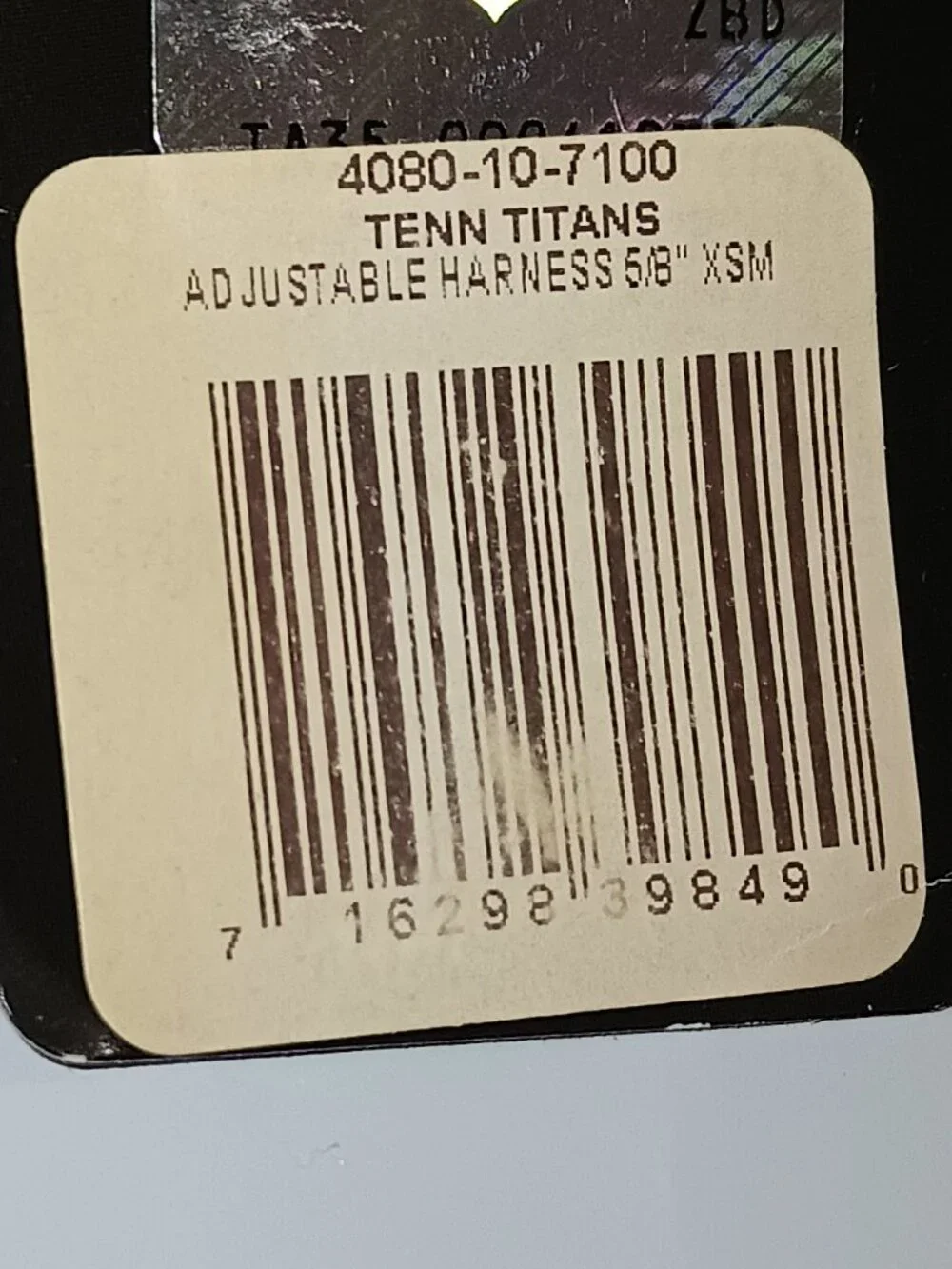 NEW Tennessee Titans NFL 5/8 Inch Adjustable Pet Harness XS